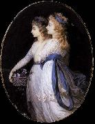 Georgiana, Duchess of Devonshire, with Lady Elizabeth Foster Jean Urbain Guerin